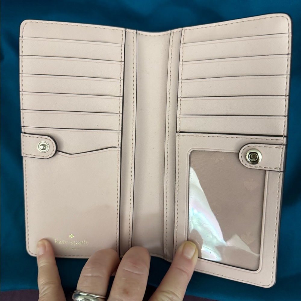 Eut Pink Star Patterned Wallet - image 3